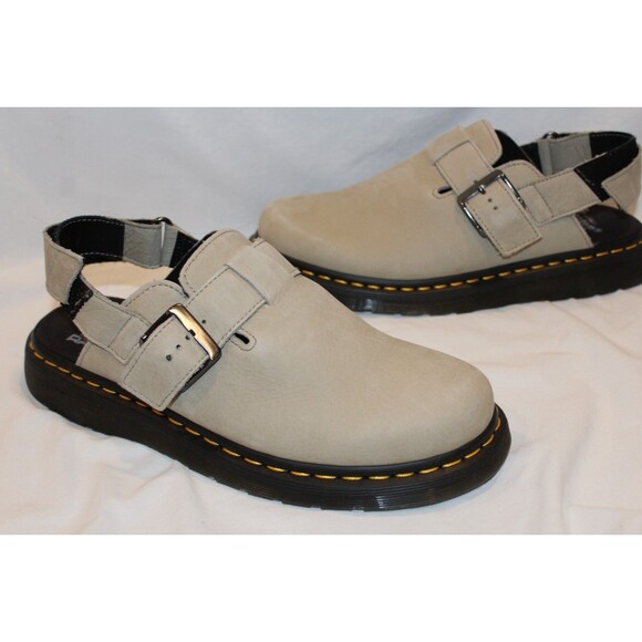 Dr Martens Men\'s Jorge II Leather Slingback Mule Clog NIB SZ 9 WARMED STONE main image 5